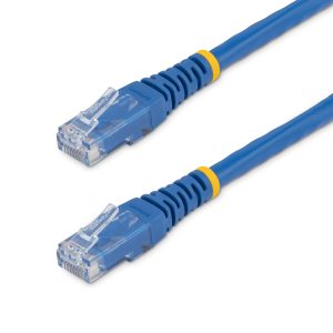StarTech.com Cable de Red 15.2m Categoría Cat6 UTP RJ45 Gigabit Ethernet ETL - Patch Moldeado - Azul