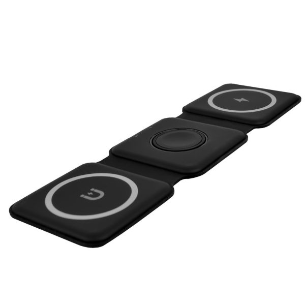 Perfect Choice PC-241034 cargador de dispositivo móvil Audífonos, Smartphone, Reloj inteligente Negro USB Cargador inalámbrico Carga rápida Interior - Imagen 2