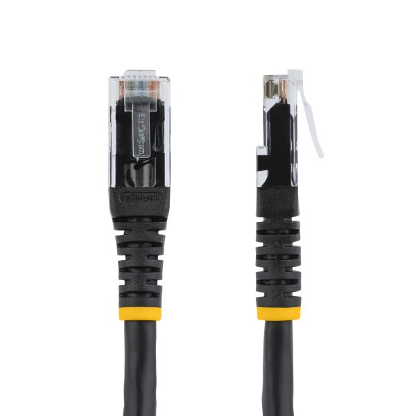 StarTech.com Cable de 3m Negro de Red Gigabit Cat6 Ethernet RJ45 UTP Moldeado - Certificado ETL - Imagen 2