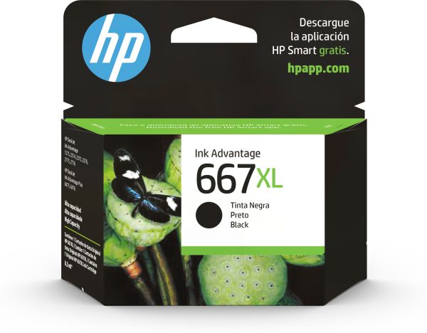 HP Cartucho de tinta de alto rendimiento Original Advantage 667XL, negro - Imagen 4