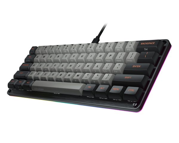 COUGAR Gaming PURI MINI teclado Juego USB QWERTY Inglés Negro - Imagen 3