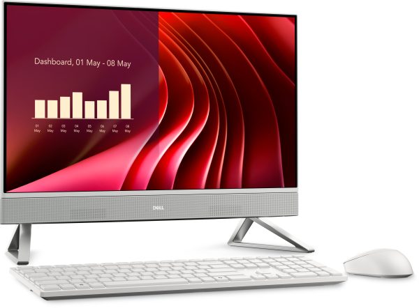 DELL EC24250 Intel® Core™ i5 i5-1334U 60,5 cm (23.8") 1920 x 1080 Pixeles Pantalla táctil PC todo en uno 16 GB DDR5-SDRAM 512 GB SSD Windows 11 Home Wi-Fi 6E (802.11ax) Plata - Imagen 2