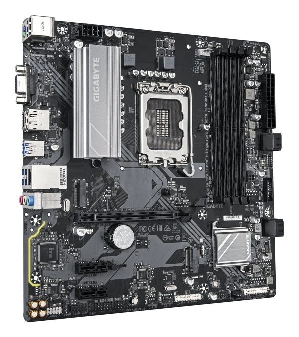 GIGABYTE B760M D3HP Placa Base - Procesadores Intel Core de 14ª Generación, VRM de 4+1+1 fases, hasta 5600 MHz DDR5, 2xPCIe 4.0 M.2, LAN GbE, USB 3.2 Gen 1 - Imagen 3