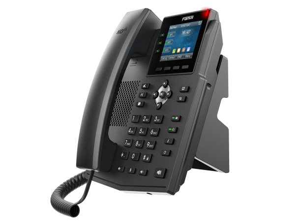 Fanvil X3U teléfono IP Negro 6 líneas LCD - Imagen 3