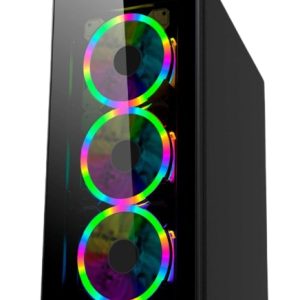 Ocelot Gaming AMD RYZEN HUNTER SERIES PC AMD Ryzen™ 5 5600X 16 GB DDR4-SDRAM 1 TB SSD NVIDIA GeForce RTX 4060 Negro