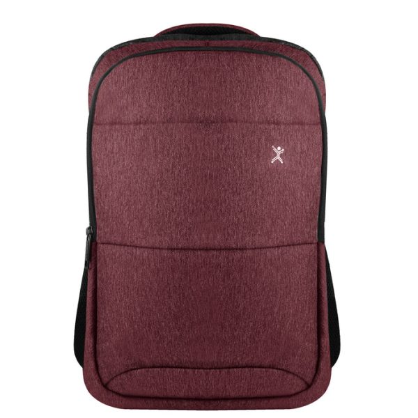 Perfect Choice PC-084587 maletín para laptop 43.2 cm (17") Mochila Rojo