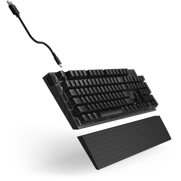 NZXT Function 2 teclado Juego USB Inglés de EE.UU. Negro - Imagen 3
