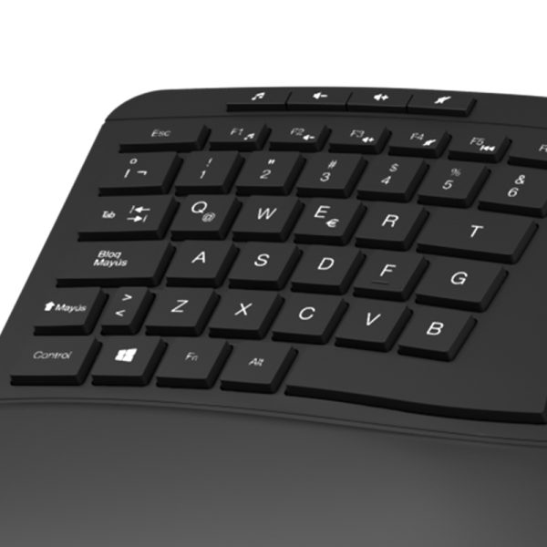 Klip Xtreme Transcend teclado Universal RF inalámbrico QWERTY Español Negro - Imagen 2