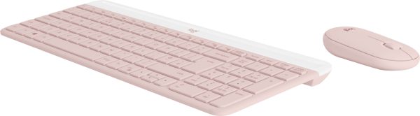 Logitech MK470 Slim Combo teclado Ratón incluido Oficina RF inalámbrico QWERTY Español Rosa - Imagen 2