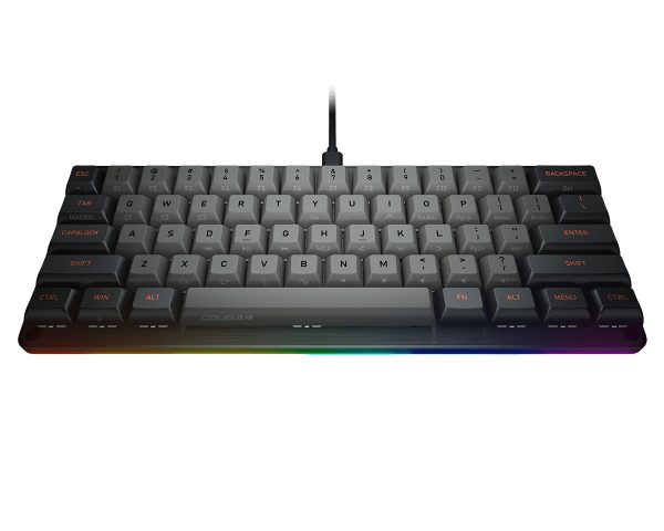 COUGAR Gaming PURI MINI teclado Juego USB QWERTY Inglés Negro - Imagen 2