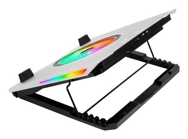 Acteck Froost Epic BE670 enfriador para laptop 39.6 cm (15.6") 2600 RPM Negro, Plata - Imagen 2