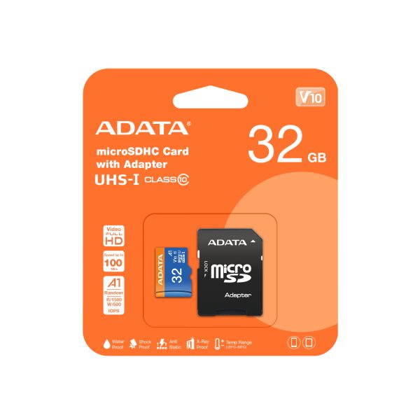 ADATA 32GB, microSDHC, Class 10 UHS-I Clase 10 - Imagen 2
