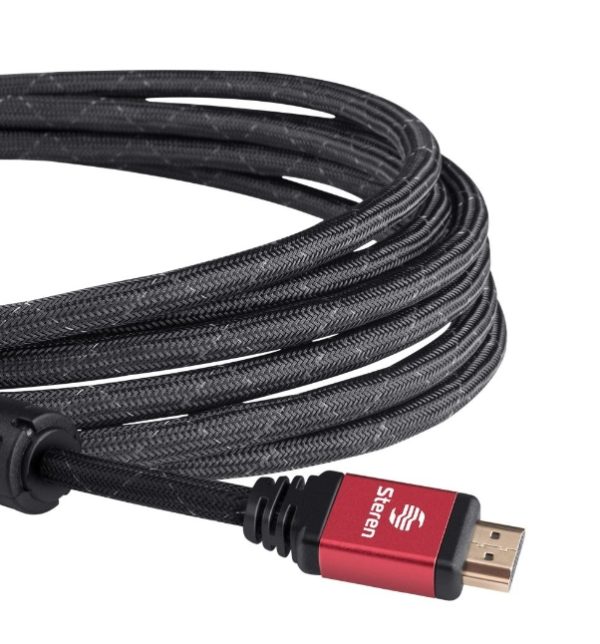 Steren 299-812 cable HDMI 3.6 m HDMI Tipo A (Estándar) Negro, Rojo - Imagen 3