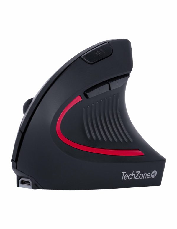 TechZone TZMOUINA-06 ratón Oficina RF Wireless + Bluetooth Óptico 1600 DPI - Imagen 2