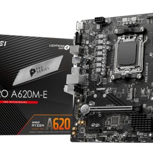 MSI PRO A620M-E placa base AMD A620 Zócalo AM5 micro ATX