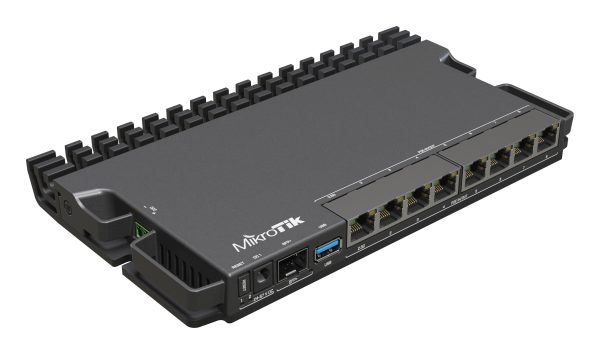 Mikrotik RB5009UPR+S+IN enrutador 2.5 Gigabit Ethernet, Gigabit Ethernet Negro - Imagen 4