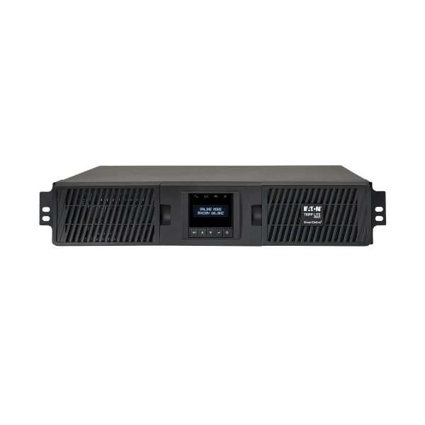 Tripp Lite SU2200RTXLCD2U UPS SmartOnline de Doble Conversión de 120V 2200VA 1.8kW - 7 Tomacorrientes, Autonomía Extendida, Ranura para Tarjetas, LCD, USB, DB9, 2U - Imagen 3