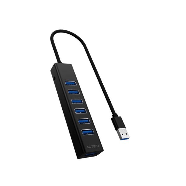 Acteck Port X7C DH607 USB Tipo C 5000 Mbit/s Negro - Imagen 3