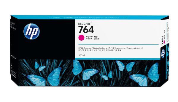 HP Cartucho de tinta magenta 764 de 300 ml