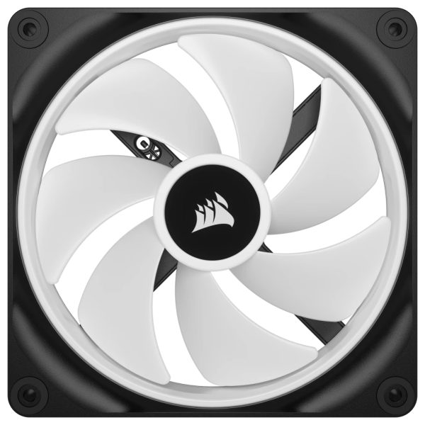 Corsair CO-9051004-WW sistema de refrigeración de computadora Gabinete de la computadora Ventilador 14 cm Negro, Blanco 2 pieza(s) - Imagen 2