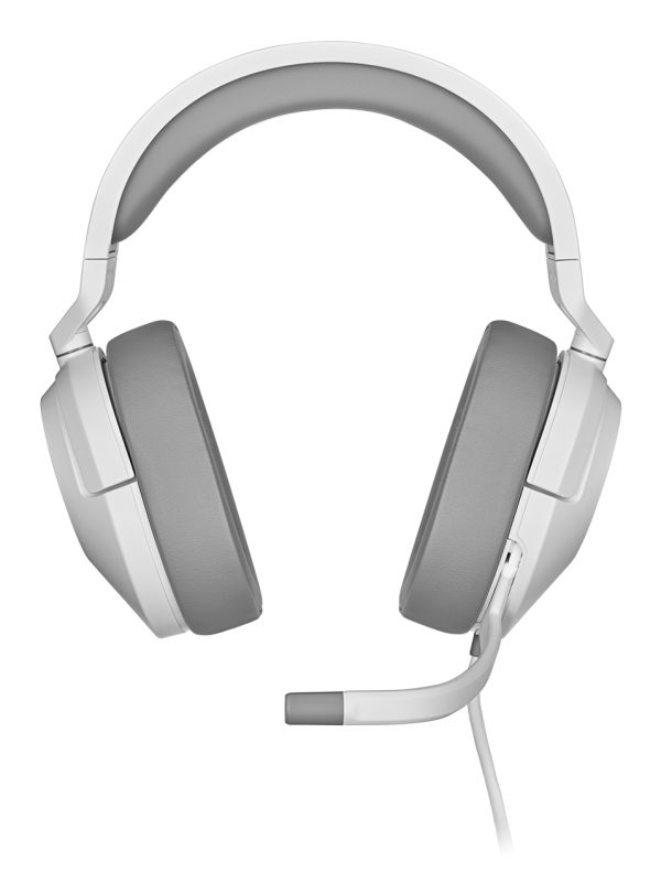 Corsair HS55 Stereo Auriculares Alámbrico Diadema Juego Blanco - Imagen 2