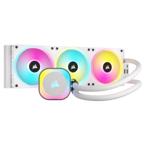Corsair H150I Procesador Kit de enfriamiento líquido 12 cm Blanco