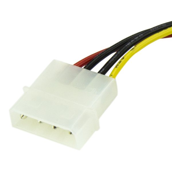 StarTech.com Cable Adaptador de 15cm de Alimentación LP4 4 Pines a SATA 15 Pines - Imagen 2