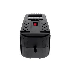 Forza FVR-2201 regulador de voltaje 8 salidas AC 115 V Negro