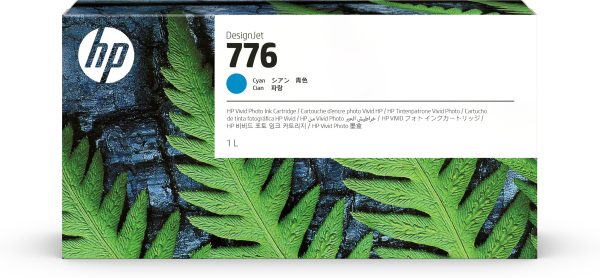 HP Cartucho de tinta cian 776 de 1 litro