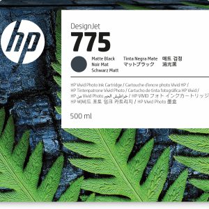 HP Cartucho de tinta negra mate 775 de 500 ml