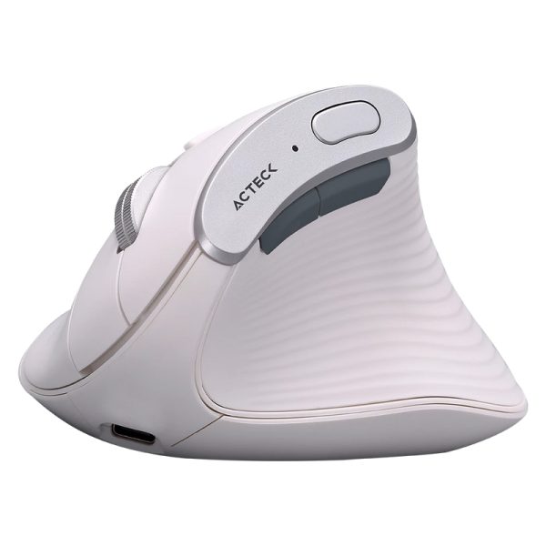 Acteck Virtuos Fitt Pro MI770 ratón Oficina Diestro RF inalámbrico + bluetooth Óptico 2400 DPI - Imagen 4