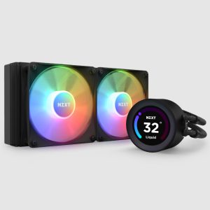 NZXT Kraken Elite 240 RGB Procesador Sistema de refrigeración líquida todo en uno 12 cm Negro 1 pieza(s)