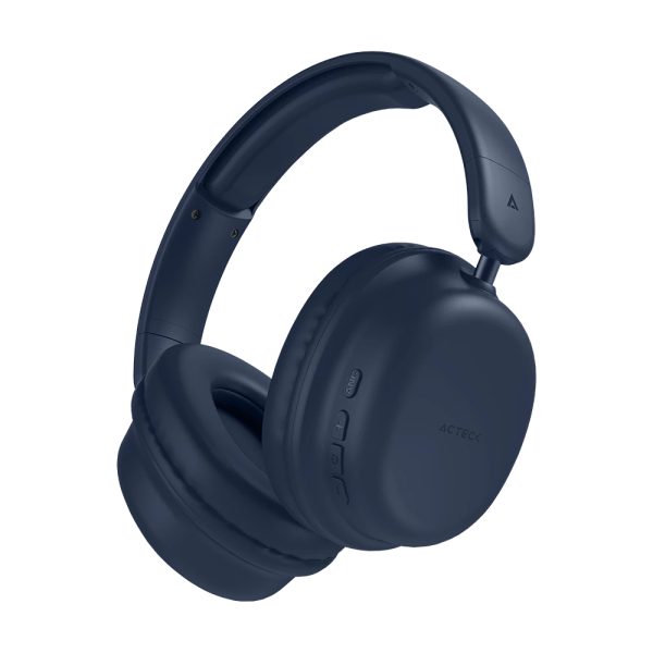 Acteck Honour 2 Plus HP626 Auriculares Inalámbrico y alámbrico Diadema Llamadas/Música USB Tipo C Bluetooth Azul - Imagen 2