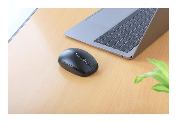 Manhattan Nanorreceptor USB-A, seis botones con rueda de desplazamiento, 800/1200/1600 ppp, contorno agradable para la muñeca, negro - Imagen 4