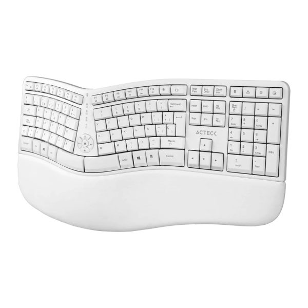 Acteck Creator Virtuos Fitt MK770 teclado Ratón incluido Universal RF inalámbrico Español Blanco - Imagen 3