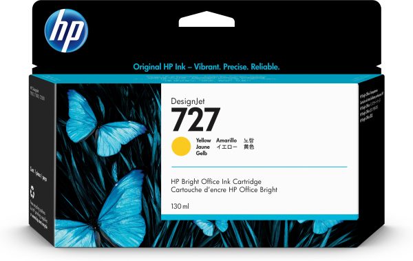 HP Cartucho de tinta DesignJet 727 amarillo de 130 ml - Imagen 4