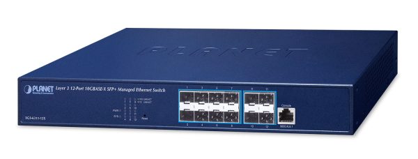 PLANET XGS-6311-12X dispositivo de redes Gestionado L3 1U Azul - Imagen 2