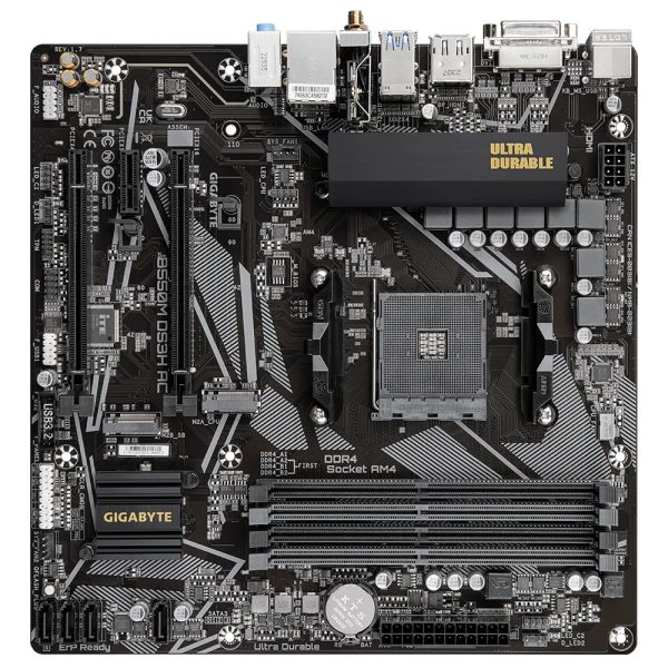 GIGABYTE B550M DS3H AC (REV. 1.7) placa base AMD B550 Enchufe AM4 Micro ATX - Imagen 4