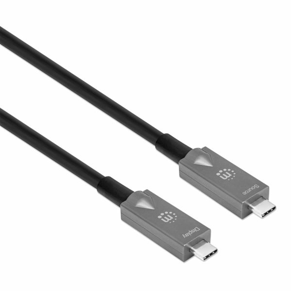 Manhattan 356442 cable USB USB 3.2 Gen 2 (3.1 Gen 2) 7.5 m USB C Negro - Imagen 2