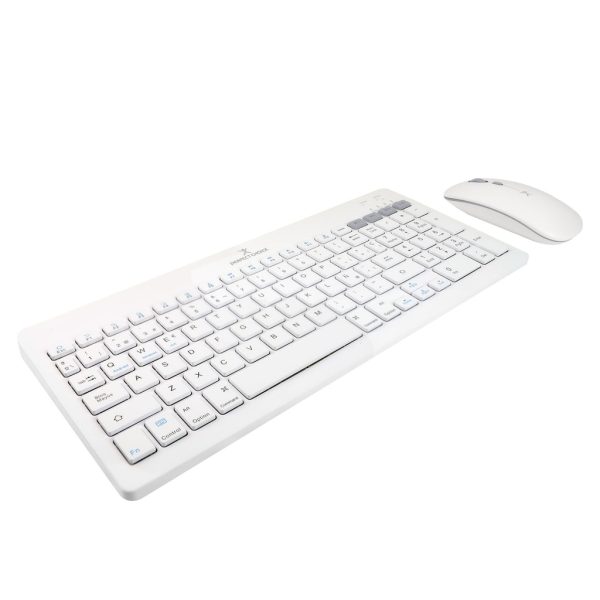 Perfect Choice PC-201380 teclado Ratón incluido Universal RF inalámbrico + bluetooth Blanco - Imagen 3