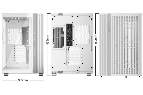 be quiet! LIGHT BASE 600 DX White Midi Tower Blanco - Imagen 2