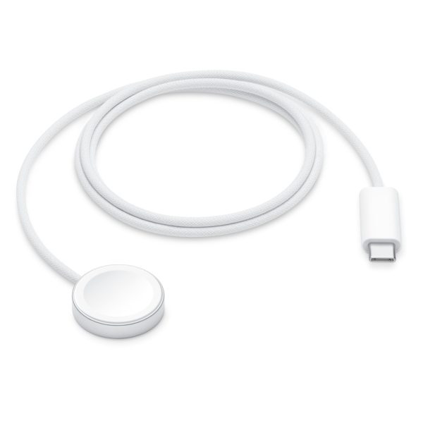Apple MT0H3AM/A cargador de dispositivo móvil Reloj inteligente Blanco USB Cargador inalámbrico Carga rápida Interior