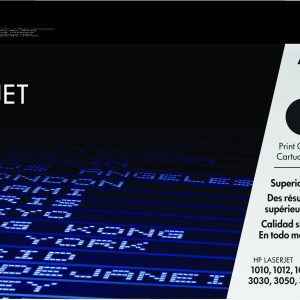 HP Cartucho original de tóner negro 12A LaserJet