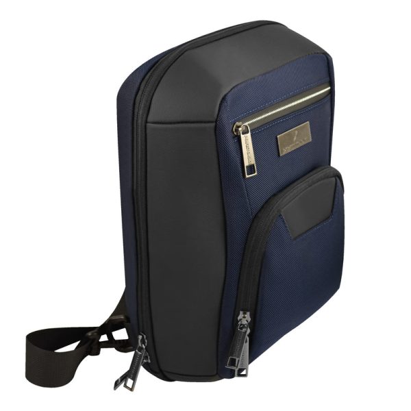 Perfect Choice PC-085010 bolsa de mano y de hombro Poliéster Azul Unisex Bolsa cruzada - Imagen 2