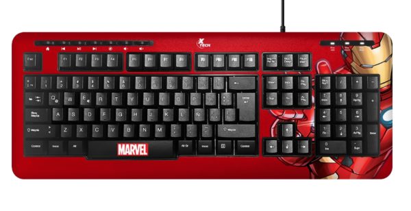 Xtech XTK-M401IM teclado Universal USB QWERTY Español Multicolor