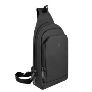 Perfect Choice PC-085041 bolsa de mano y de hombro Poliéster Negro Unisex Bolsa cruzada