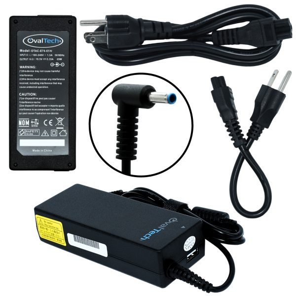 Ovaltech OTAC-E74-65W adaptador e inversor de corriente Interior Negro - Imagen 2