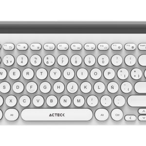 Acteck UNY COMP TI685 teclado Universal Bluetooth QWERTY Español Blanco