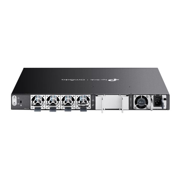 TP-Link Omada SG6428XHP dispositivo de redes Gestionado L3 Gigabit Ethernet (10/100/1000) Energía sobre Ethernet (PoE) 1U Negro - Imagen 3