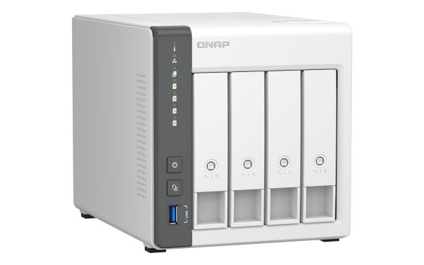 QNAP TS-433 NAS Tower ARM Cortex-A55 4 GB 0 TB QNAP Turbo System Blanco - Imagen 3